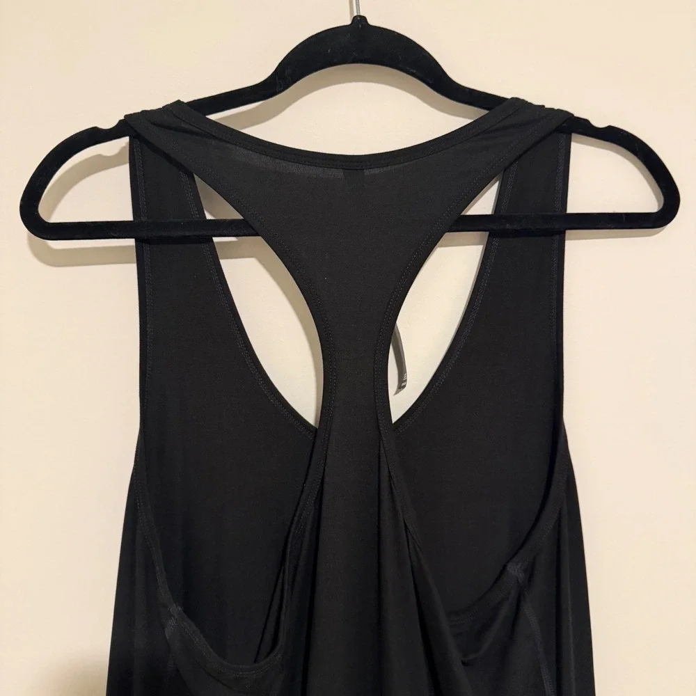 Vuori Lux Jumpsuit Womens Large Black Racerback Jogger One Piece Activewear - Picture 4 of 4